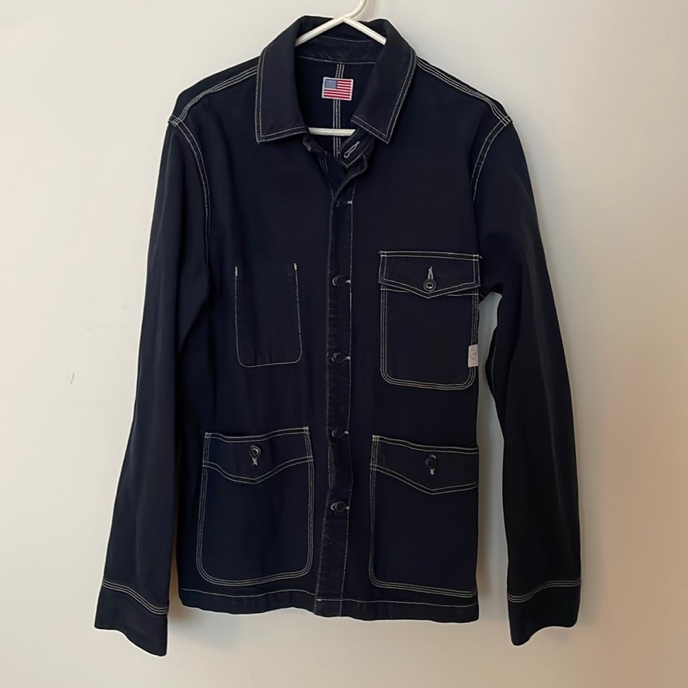 Reserved - Vintage Denim Chore Coat